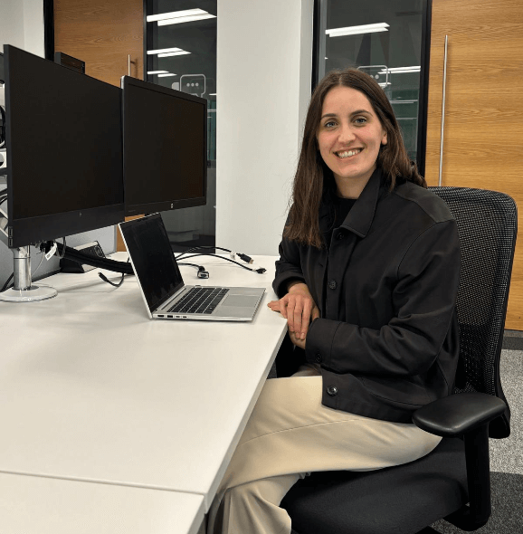 Image of Avigayil sitting in an office chair