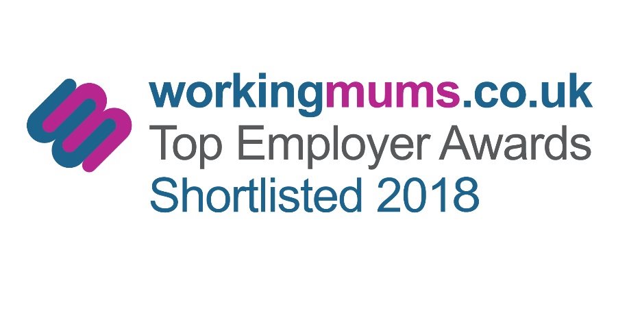 Image of working mums, top employer award 2018