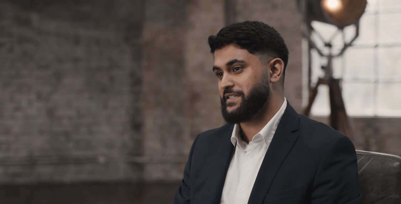 Manager during an interview