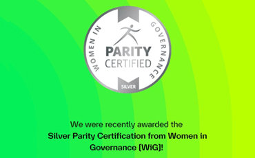 2024 Silver Parity Certification badge from Women in Governance