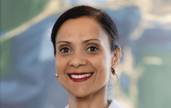 image of a woman smiling