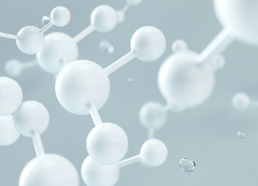some white 3D links, representing science