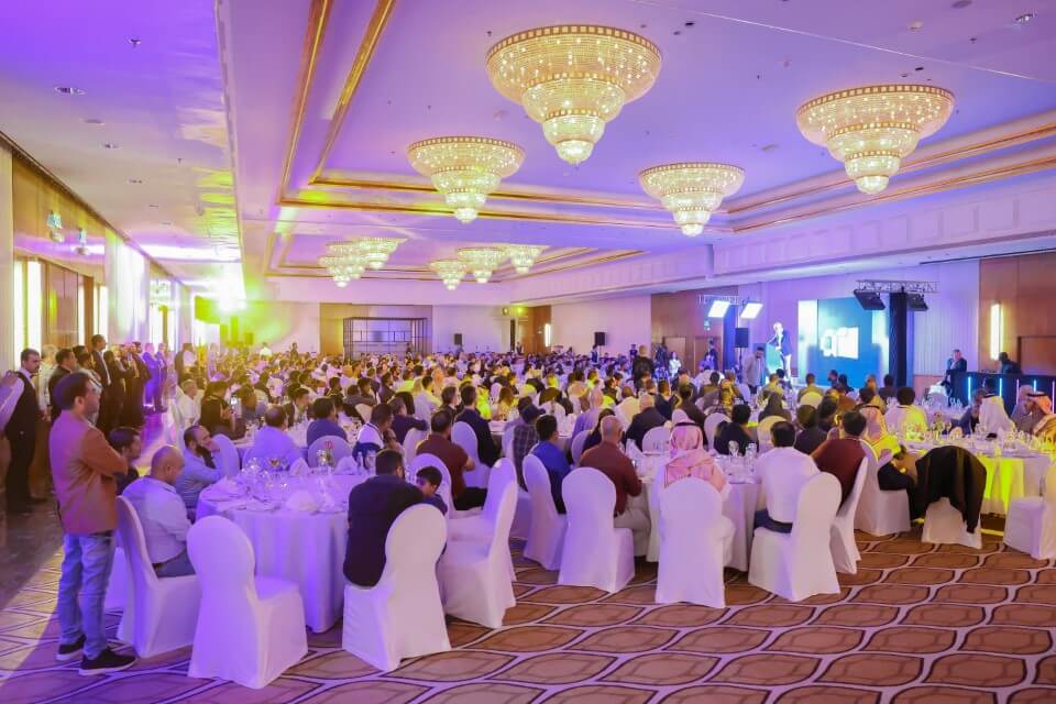 colleagues in Riyadh gathered at the Intercontinental Hotel to celebrate the new year and celebrate milestones and achievements in 2023.