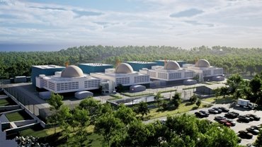 a computer generated image of a CANDU plant