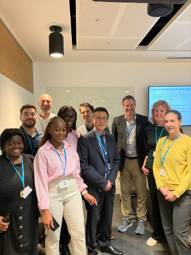 family after maternity leave