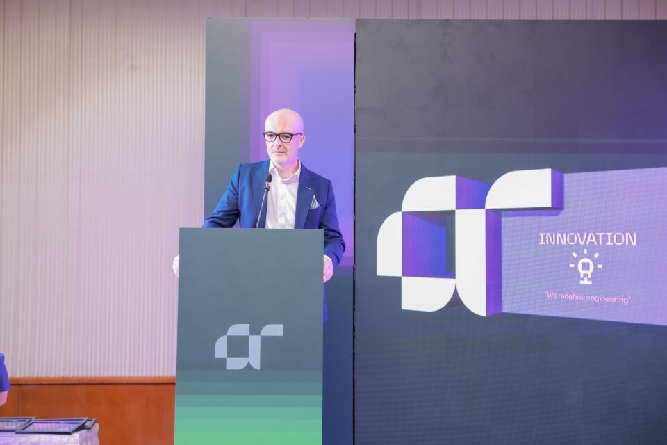 The gathering kicked off with our Master of Ceremonies, Reem Seraj, followed by the opening speech of our CEO, Campbell Gray and Paul Doherty, KSA Country Director.