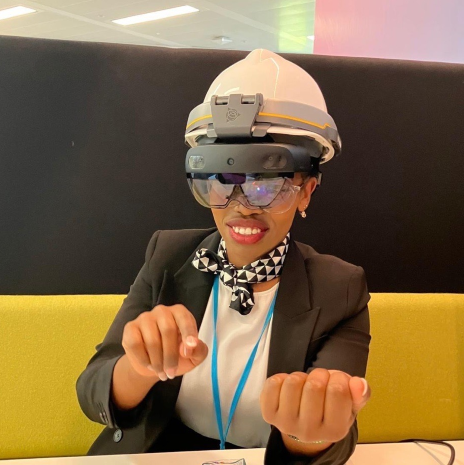 Photo of Edith smiling towards the camera