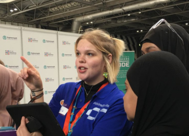 Image of Amy at the big bang fair