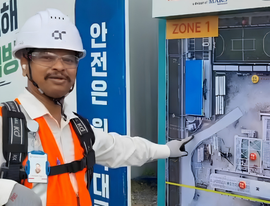 Image of Ashish on site