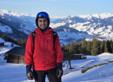 Picture of Bhajan, smiling towards the camera