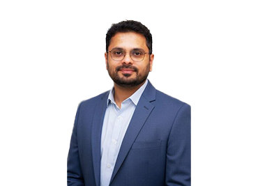 Pratik in grey suit