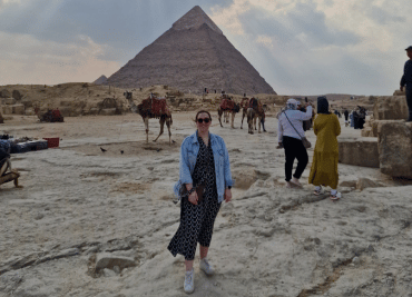 Picture of Sam in Egypt 